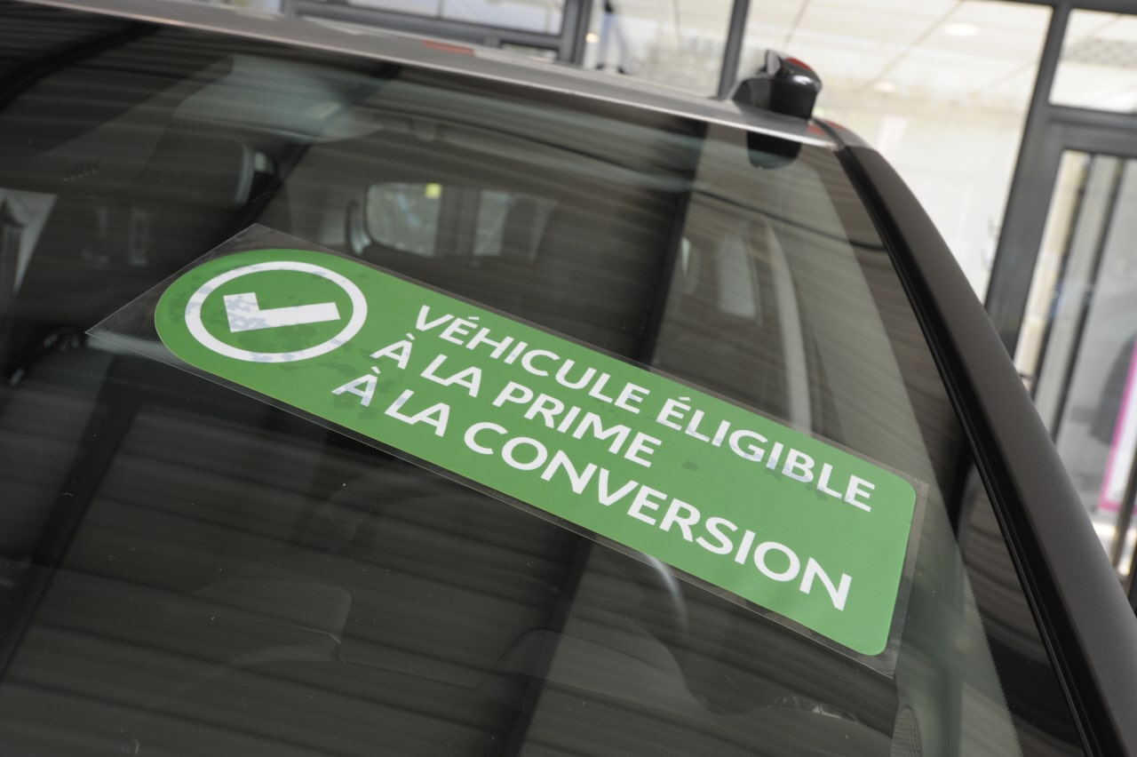 Une voiture éligible à la prime à la conversion